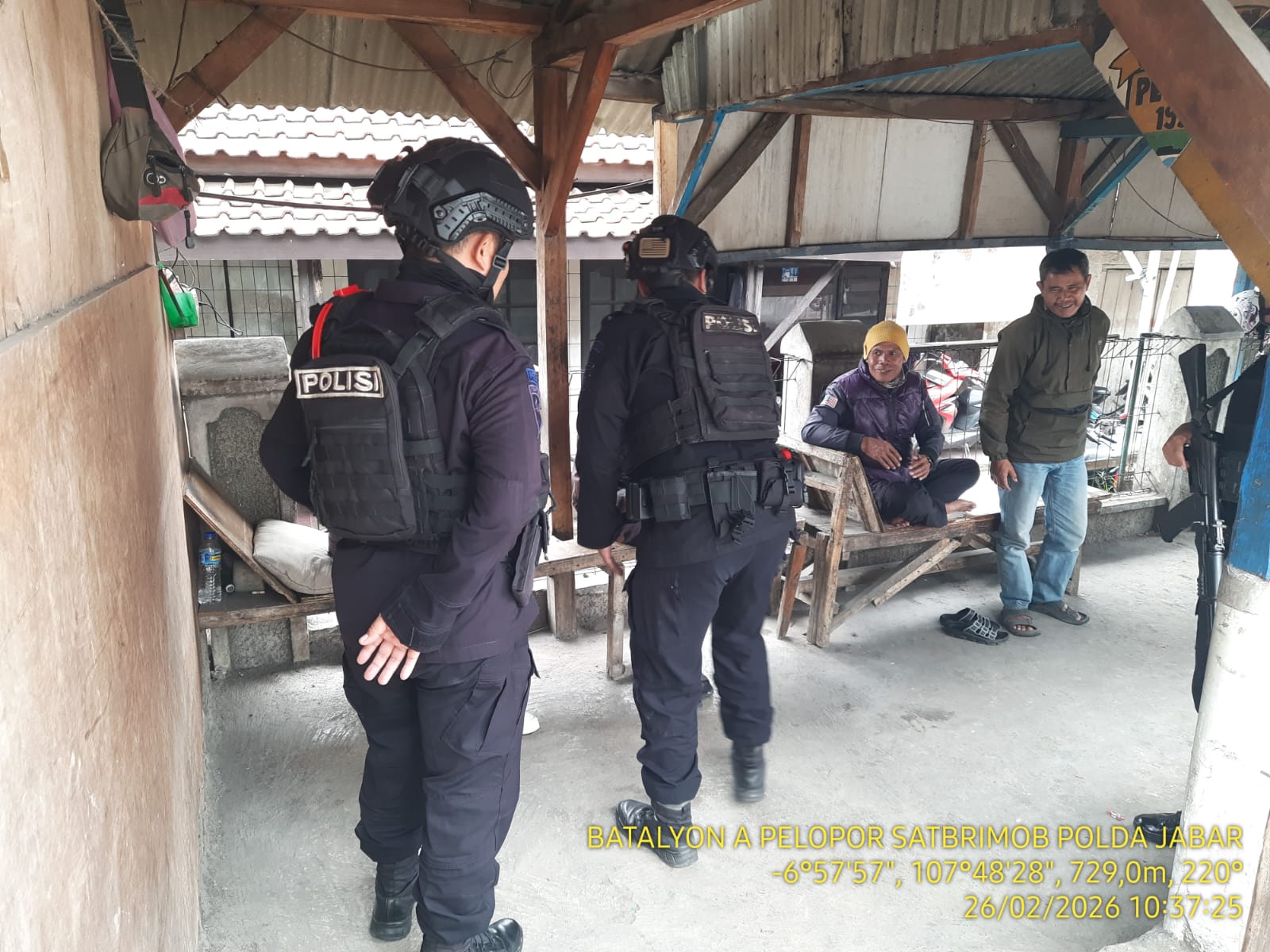 Patroli SPP Batalyon A Pelopor dalam Operasi Pekat Lodaya 2026 di ...