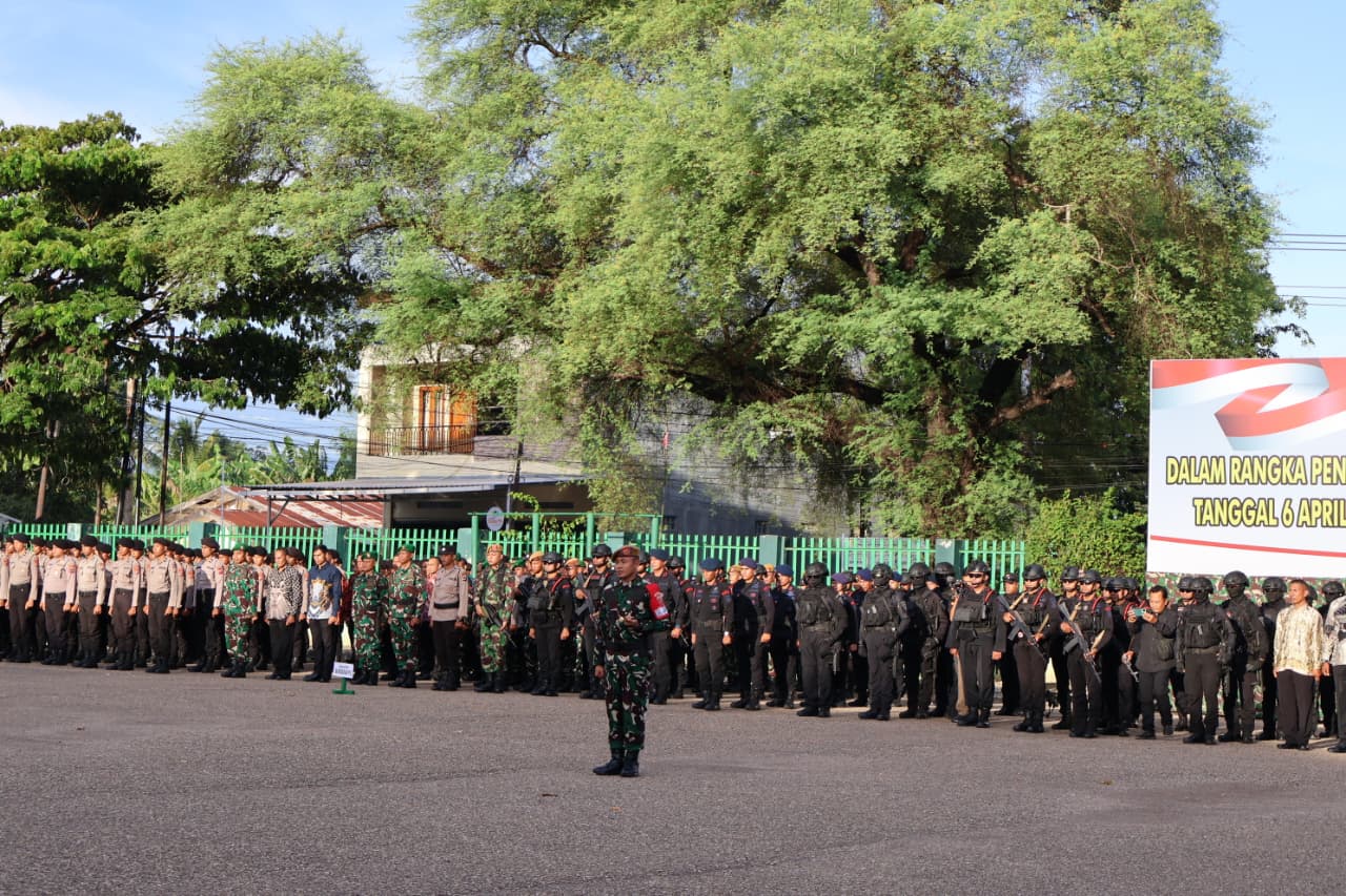TNI-Polri Gelar Apel Gelar Pasukan, Siap Amankan Kunker Wakil Presiden ...